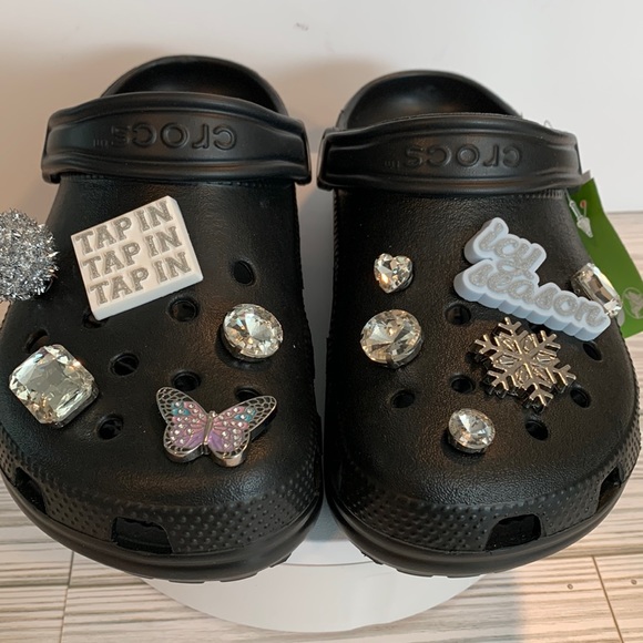 CROCS SAWEETIE ICY GIRL Sz 6 custom by Abigal. Authentic Crocs - Picture 1 of 12